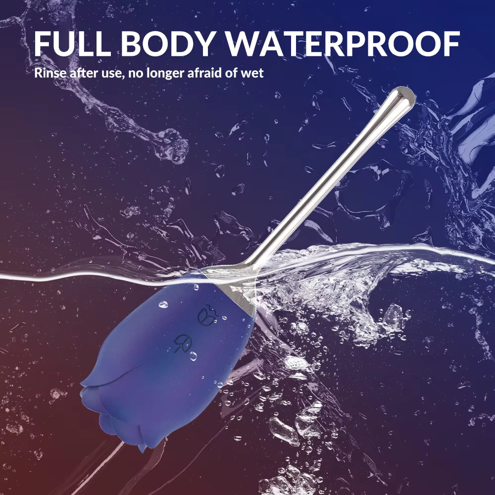 Adult Sexy Toys Silicone Rose Vibrator Tongue Clitoris Stimulate Sex Rose Vibrator