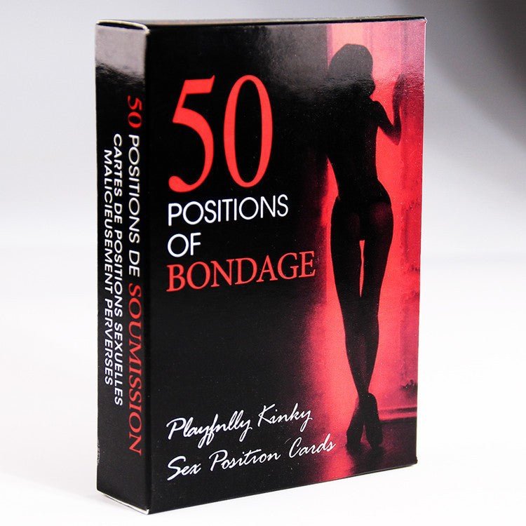 50 Positions of Bondage - Sex Game Card - Lovetoys wholesales shop