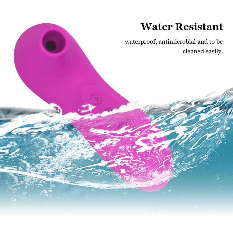USB Rechargeable Soft Skin-friendly Silicone Clitoral Sucking Vibrator