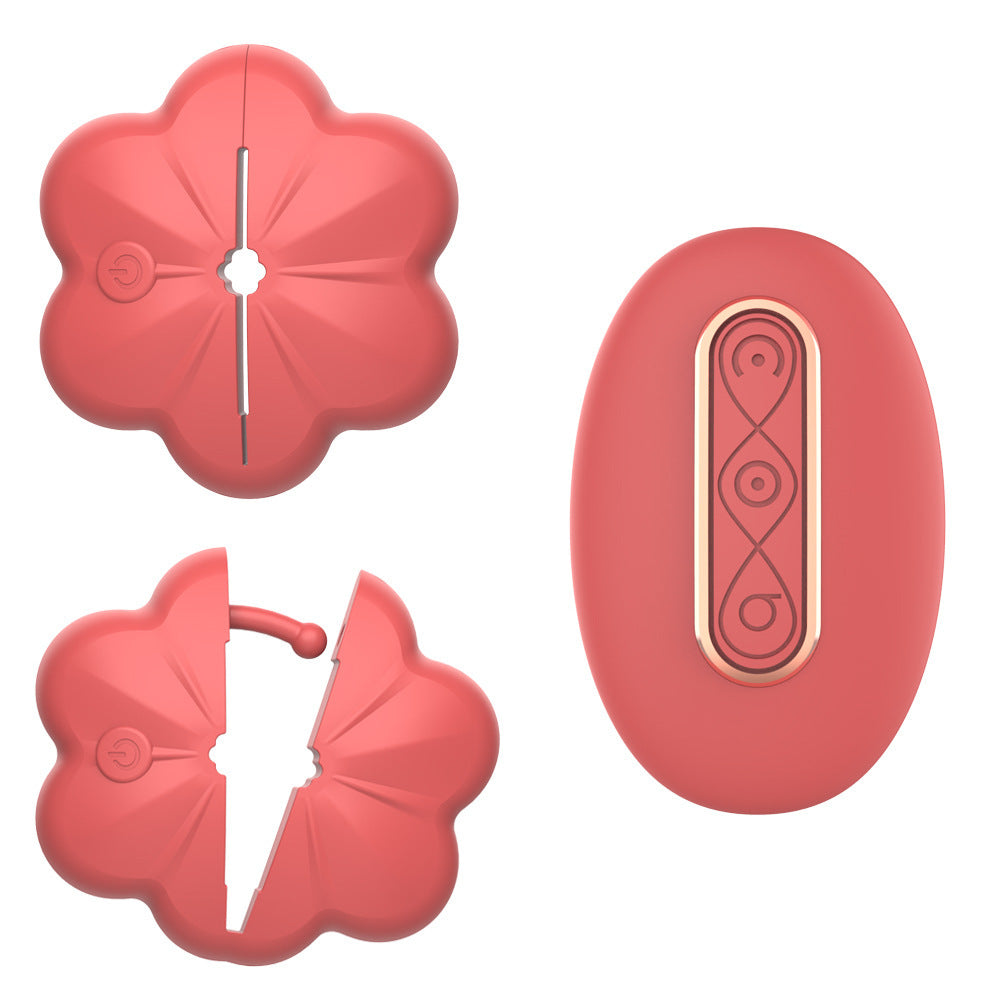 Flower Remote Control Breast Vibrator
