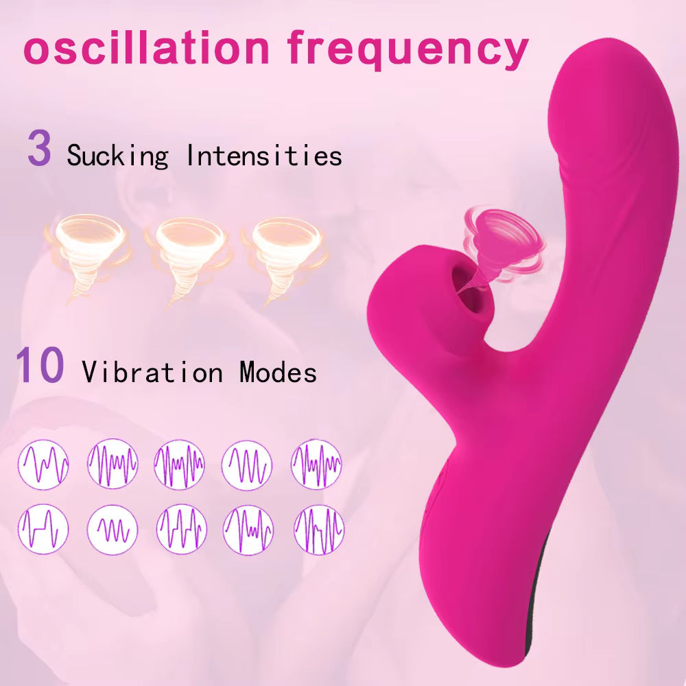 Strong Vibration Mode USB Magnetic Charging G-spot Stimulus Rabbit Vibrators
