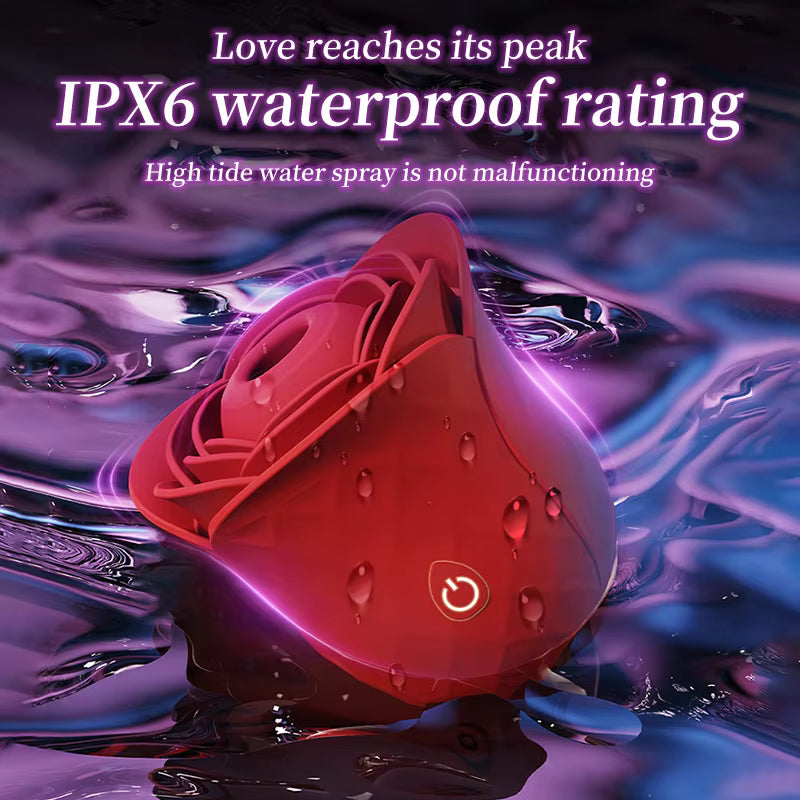 Rose Sex Toy Vibrator Clitoris Sucking Honey Bean Stimulator