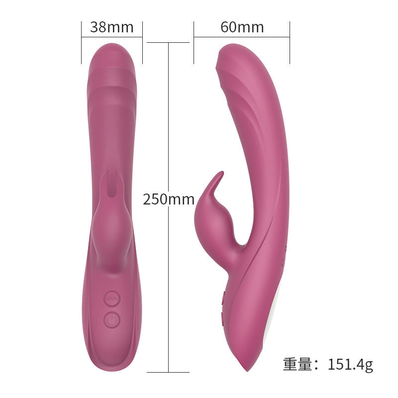 Double Head Electric Female G-point Stimulation Masturbator Adult Sex Toy