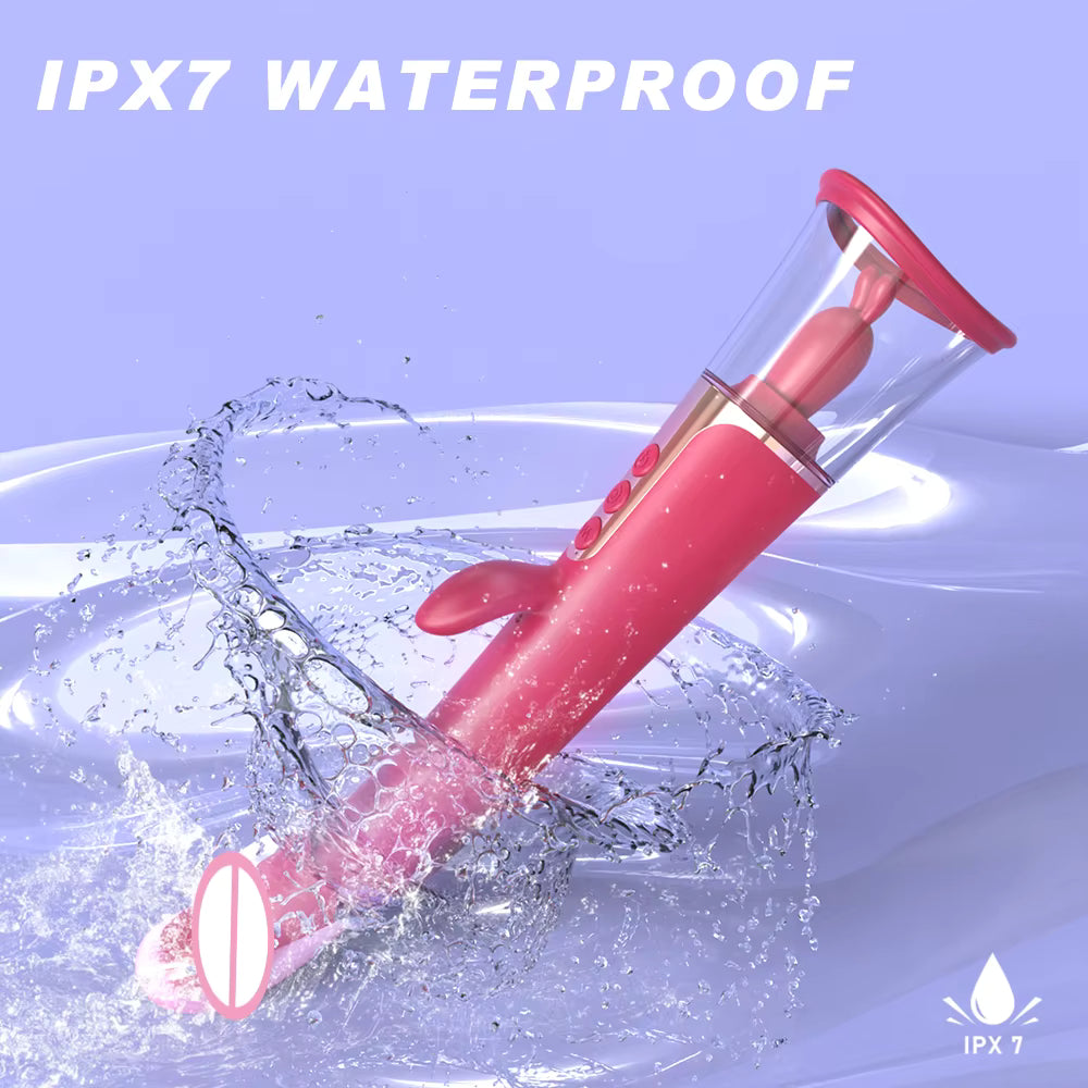 3 in 1 G Spot Vibrator Clitoris Stimulator Licking Tongue Clitoral Sucking Vibrator Masturbator