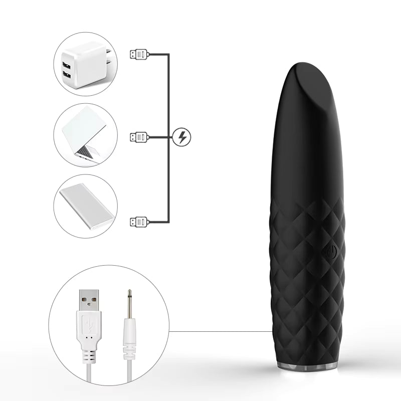 Women Sex Toys Clitoris Stimulator Nipple Vibrating Mini Bullet Lipstick Vibrator