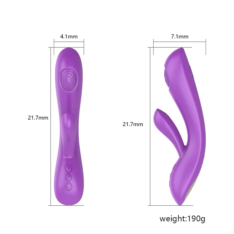 AV Rod Masturbator Vibrator Double Head Massage Vibrator