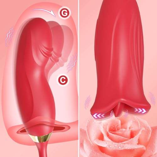 Tongue Licker Adult Toys Mouth Lips Vibrator Swinging Modes Nipples Stimulation