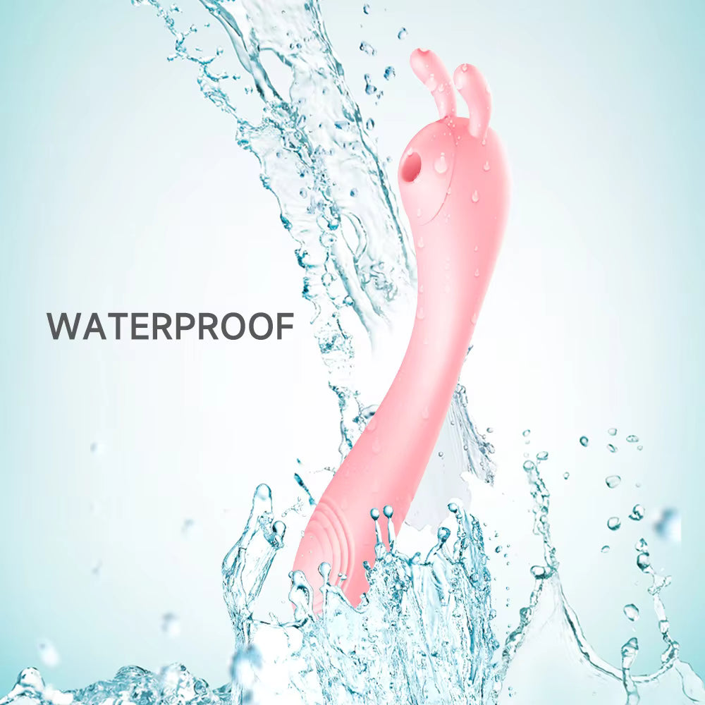 Silicone in Body Masturbator Women Clitoral Suction Vibrator