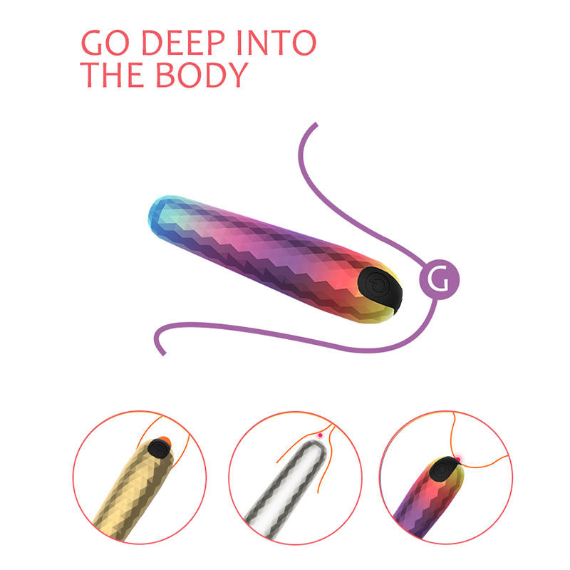 10 Frequency Vibration Clitoris Stimulator ABS Silicone Mini Bullet Vibrator