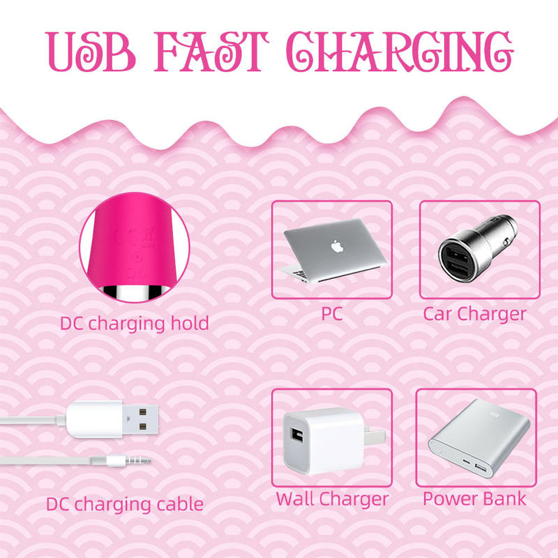 Handheld Thrusting Rabbit Dildo Vibrator Clitoris G-Spot Stimulator Masturbation Rabbit Vibrators