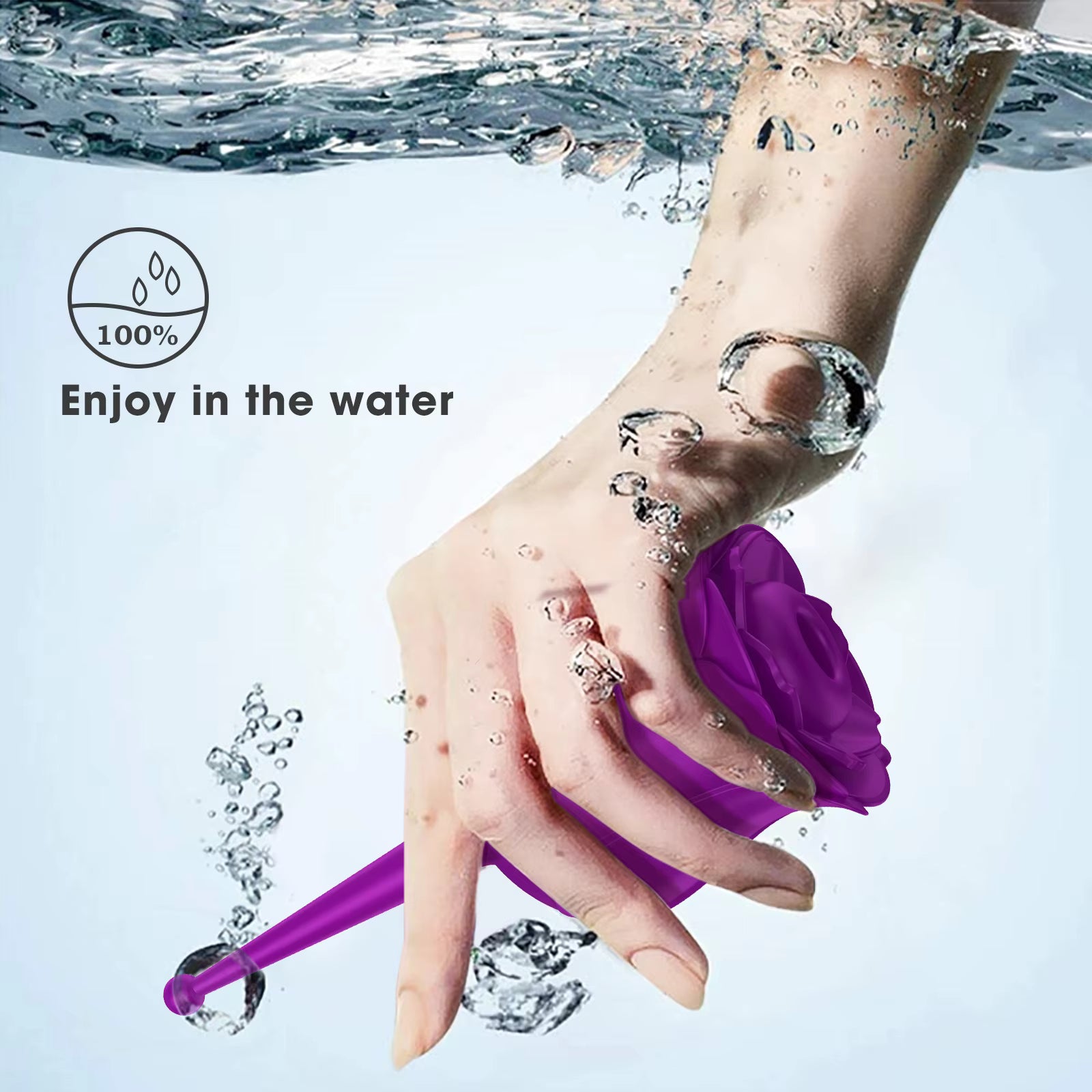 Rose Sucker Vibration Teasing Jumping Egg Female Masturbator Sex Toys