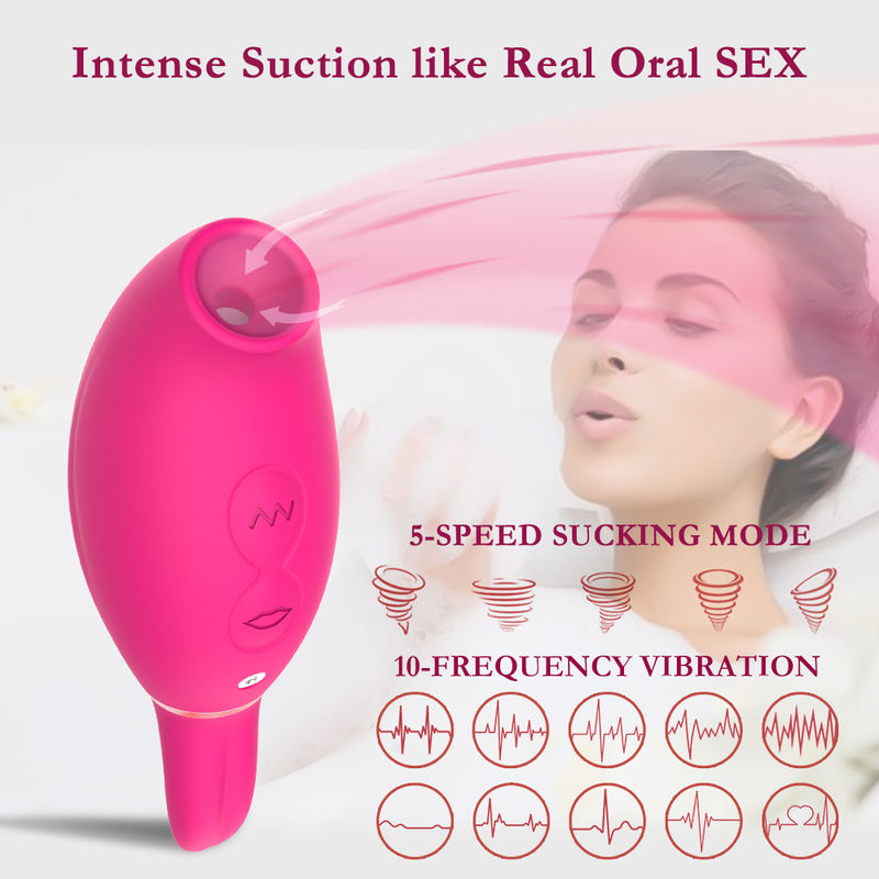 Magnetic Rechargeable Sex Clitoral Sucking Vibrator Vaginal Stimulator Sex Toys
