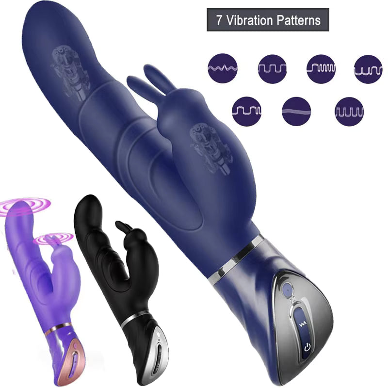 Aiersha Adult Products Female Rabbit Vibrator 7 Vibration Patterns Masturbation Sex Toy