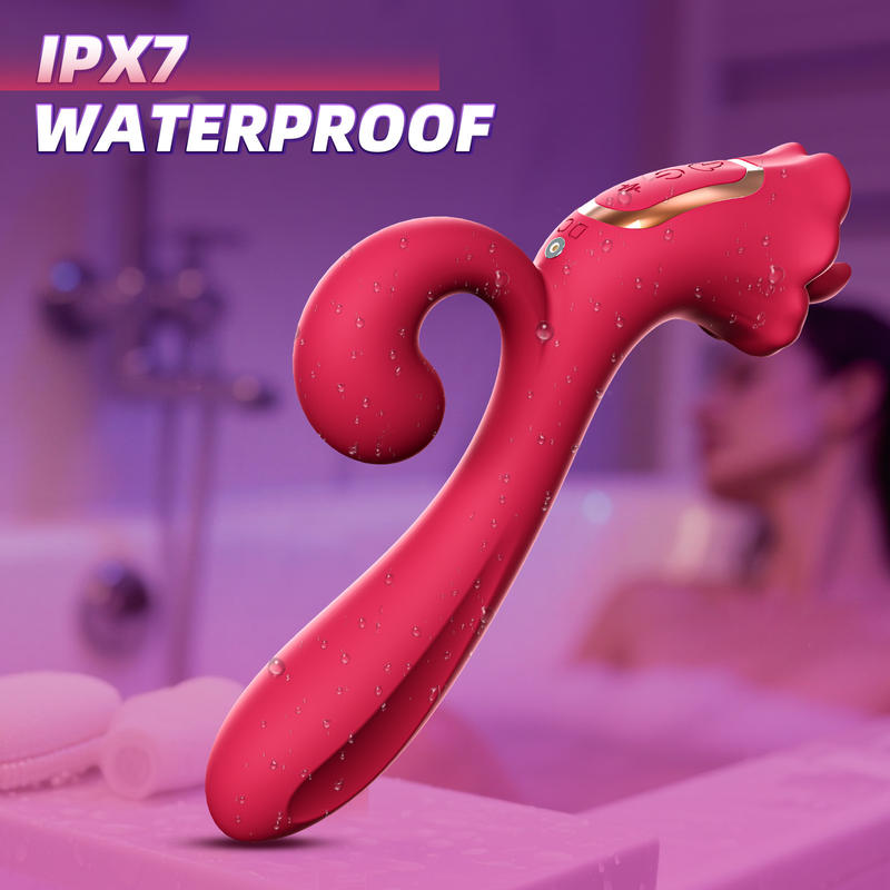 Tongue Licking Masturbator Vibrator for Couples Flirting Adult Sex Products