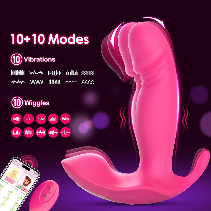 Wearable G-spot Dildo Vibrator Adult Sex APP Remote Control Panty Mini Vibrator