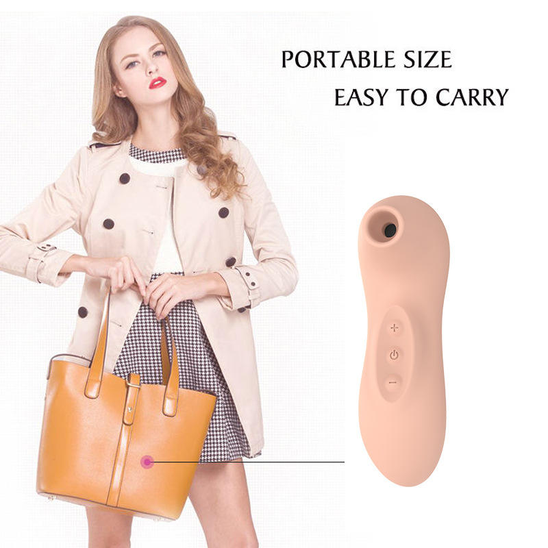 USB Rechargeable Soft Skin-friendly Silicone Clitoral Sucking Vibrator