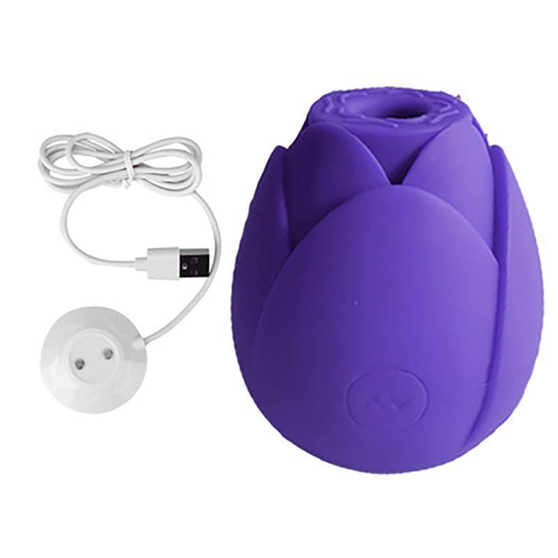 Clitoris Nipple Massage Power Rose Flower Bud Vibrator for Woman