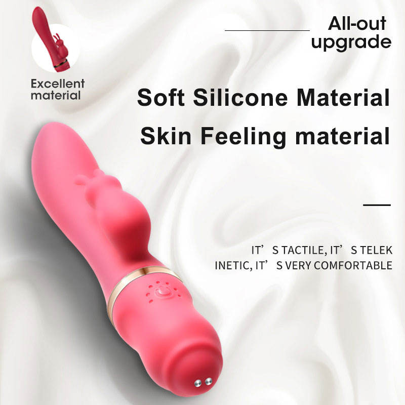 Cute Rabbit Double Vibration Rod Female G-spot Stimulation Massage Masturbator