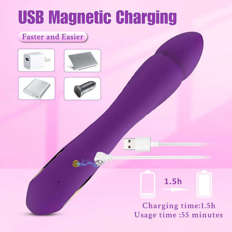10 Powerful Vibration Modes G-Spot Dildo Vibrator