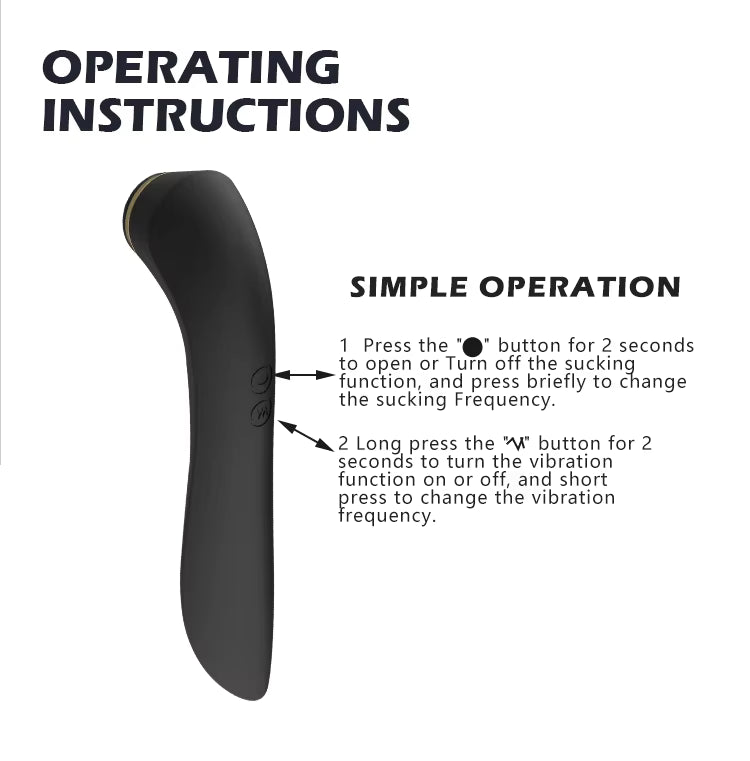 10 Frequencies Powerful Vibration Clitoral Sucking Vibrator