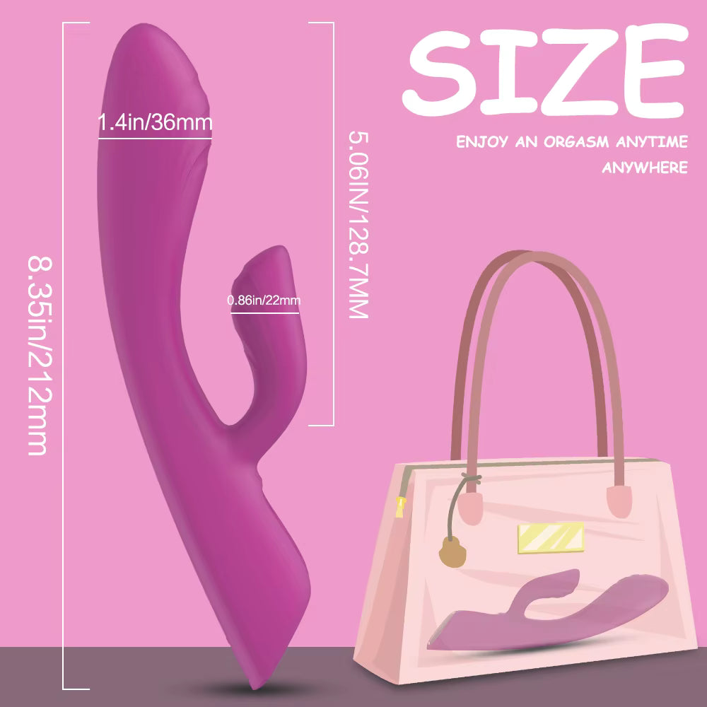 High Quality Heating Vibrating Rabbit Vibrator Soft Silicone Girls' Sex Toys for Women