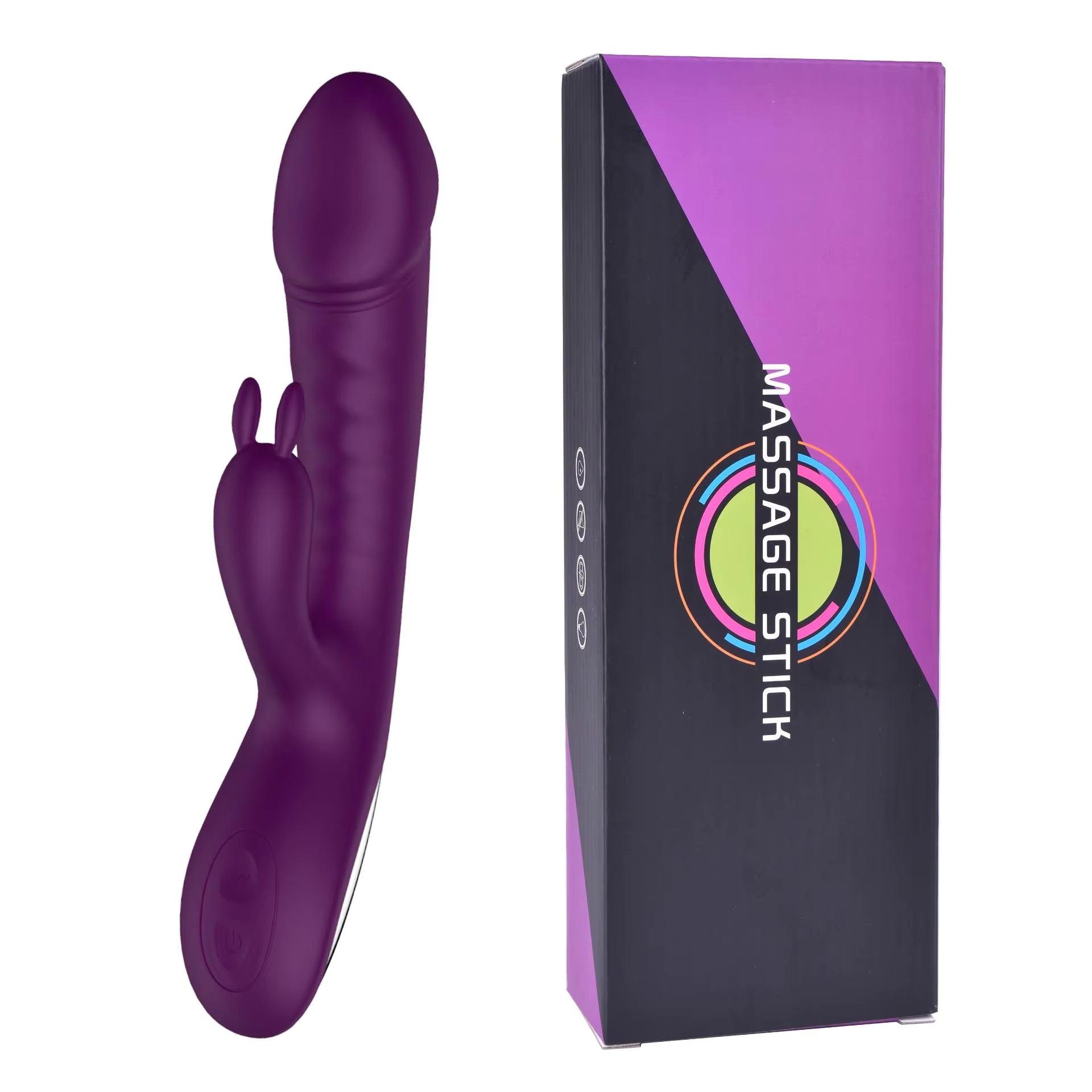 Handheld Thrusting Rabbit Dildo Vibrator Clitoris G-Spot Stimulator Masturbation Rabbit Vibrators
