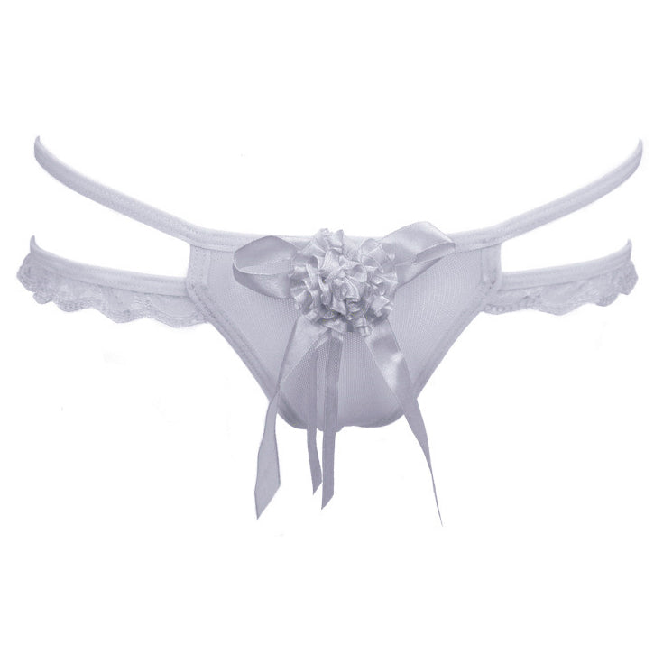 Multi-color Ball-flower Mesh thong T-back G-string Panties Underwear