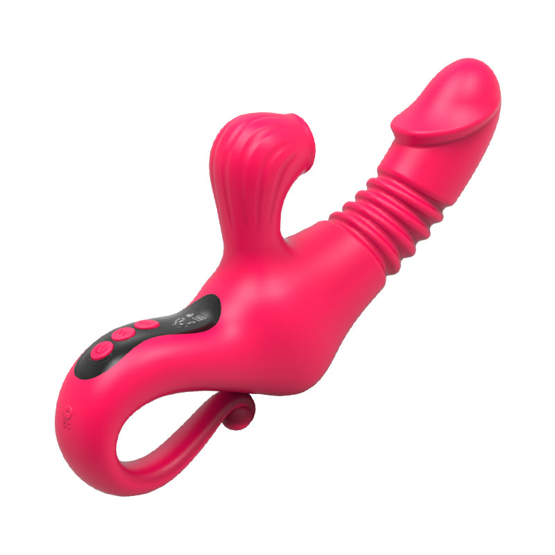 Stretch And Suction Vibration Dildo