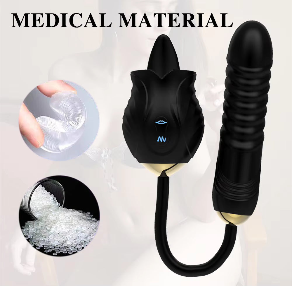 Rose Shaped Vibrating Rose Vibrator Sex Toys for Woman