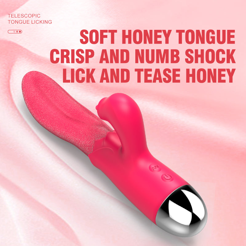 Sex Toys Female Masturbation Clitoral Licking Tongue Vibrator