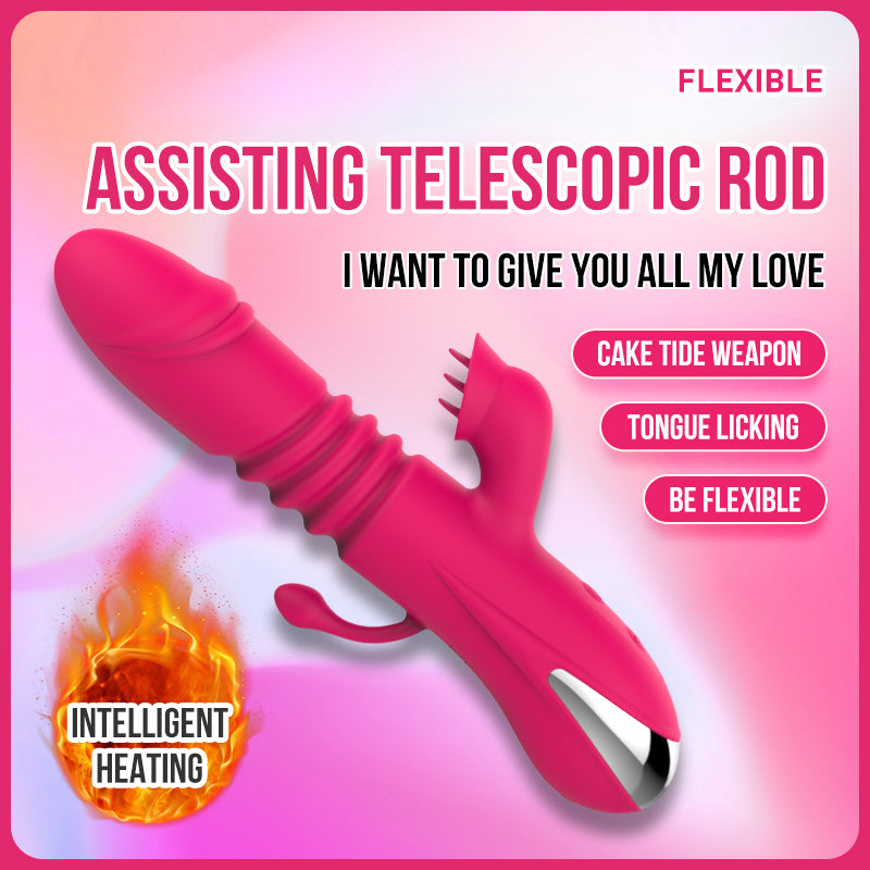 Thrusting Double Stimulation Vibrator