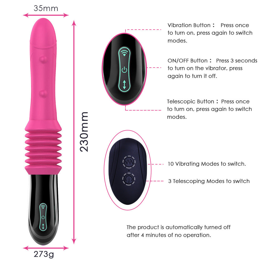 Women Sex Toys Telescopic Vibrator