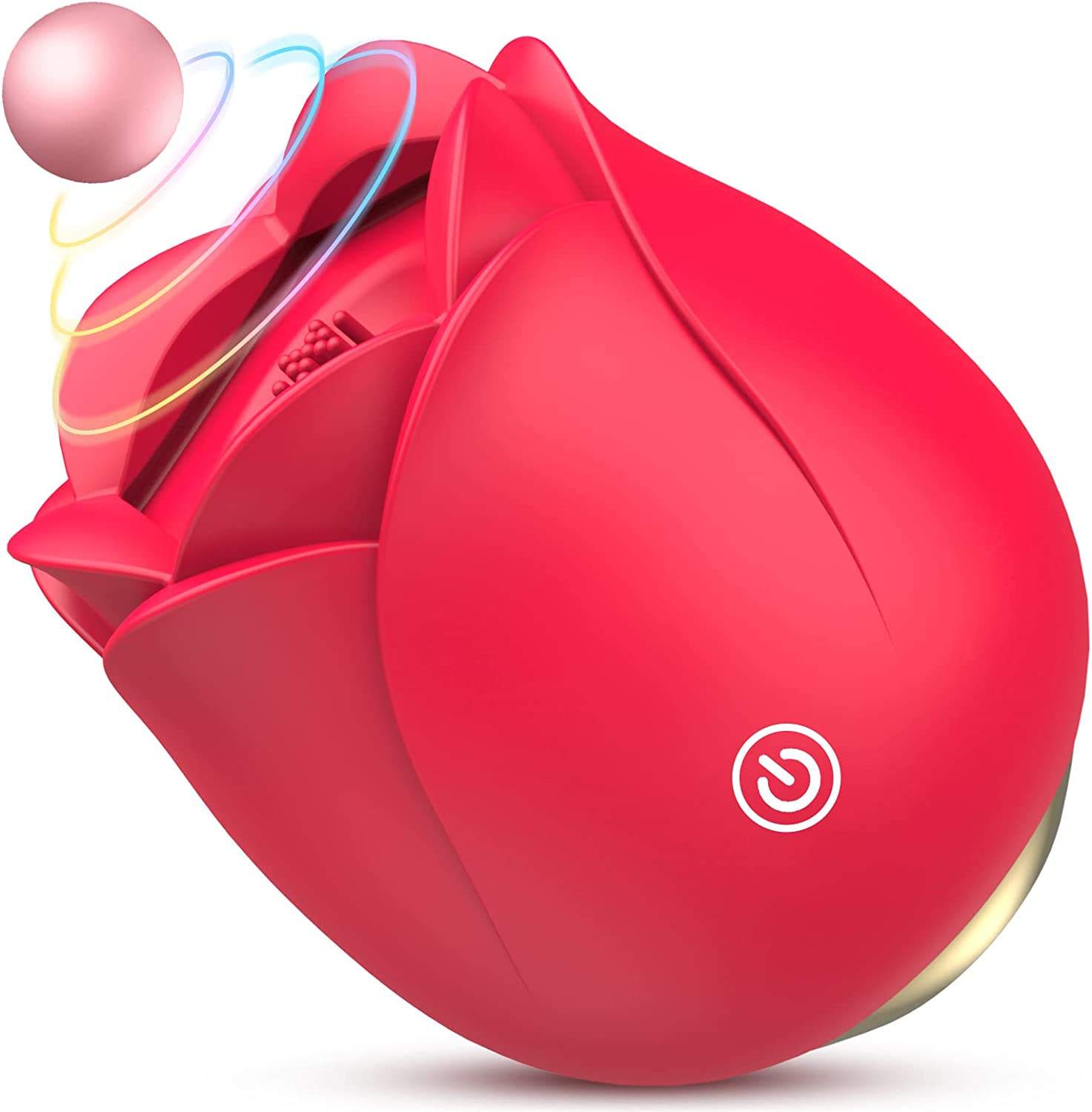 9 Sucking Vibrating Nipples Clit Massager Vagina Silicone Breast Sex Toy Rose Vibrator - Lovetoys wholesales shop