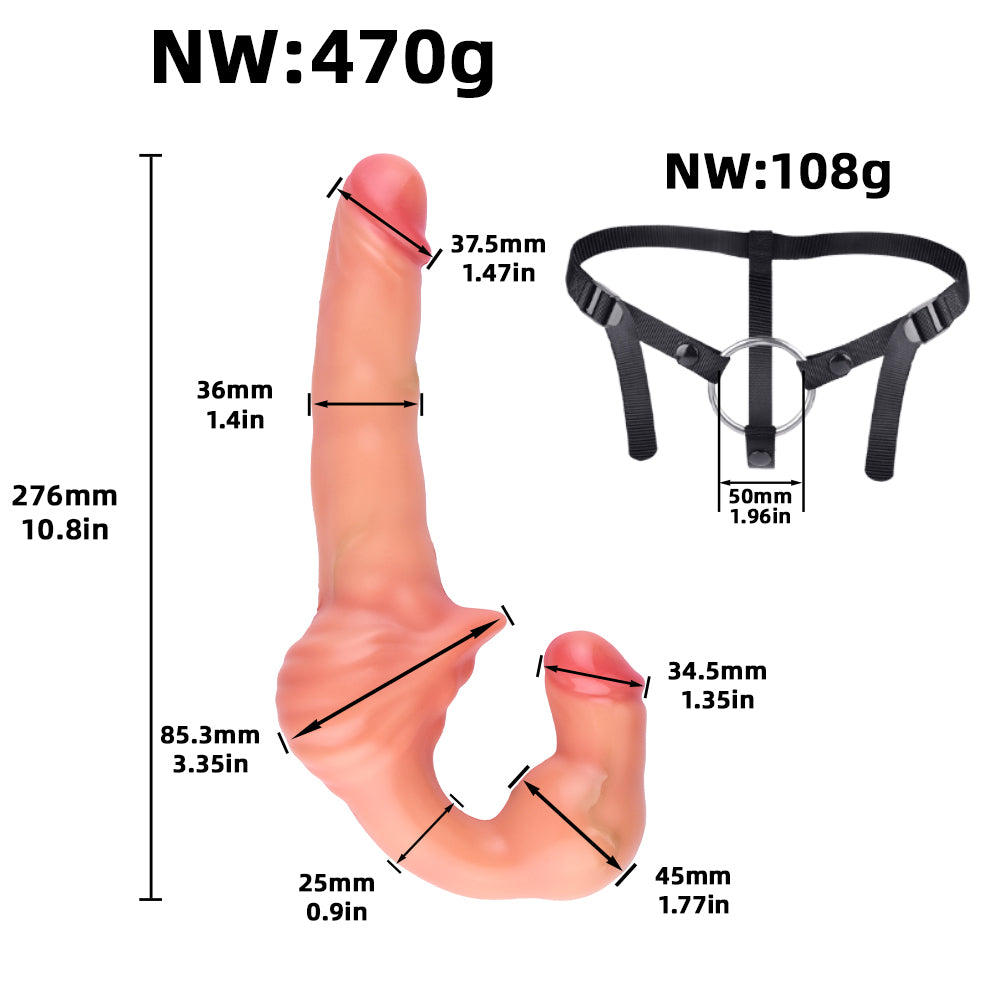 MV-X8203 Strap-On Double-Ended Dildo