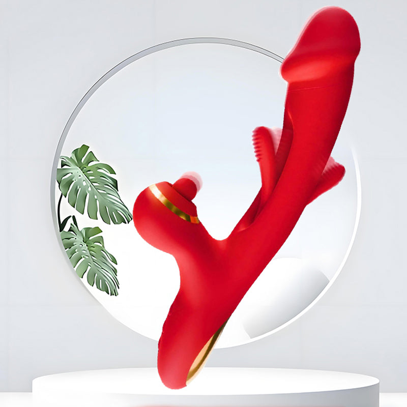 Flapping Vibrator with G Spot Vibration &Clitoral Tapping