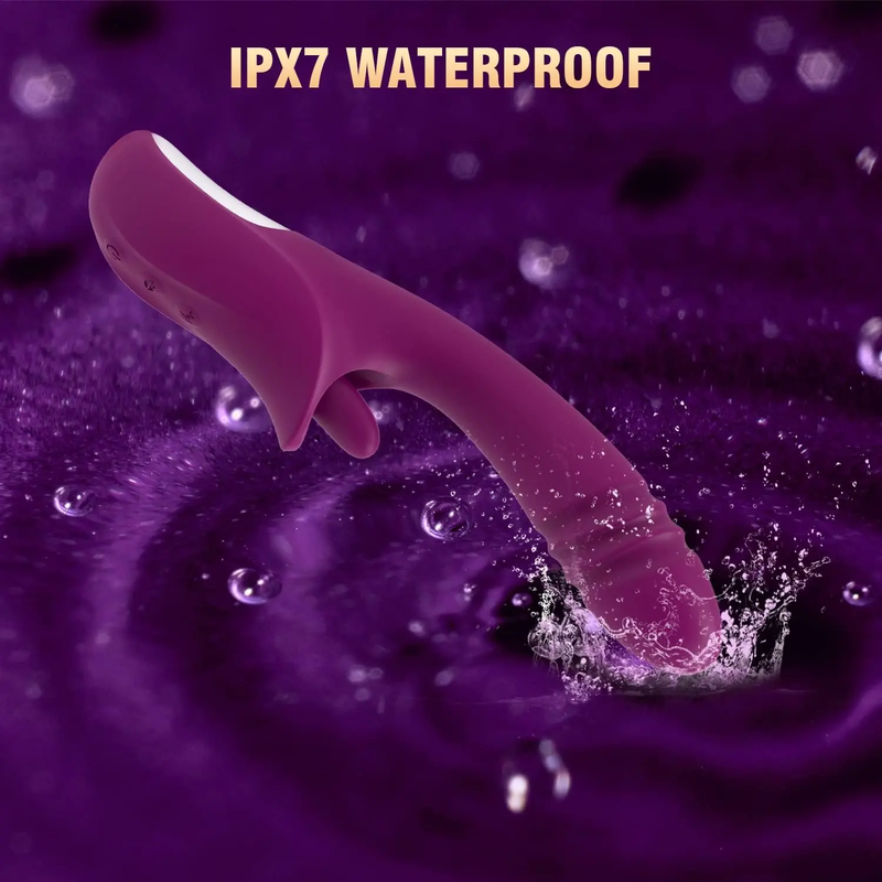 Clitoral Licking G-Spot Vibrator Sex Toy Stimulator 10 Licking Vibrating Modes for Women