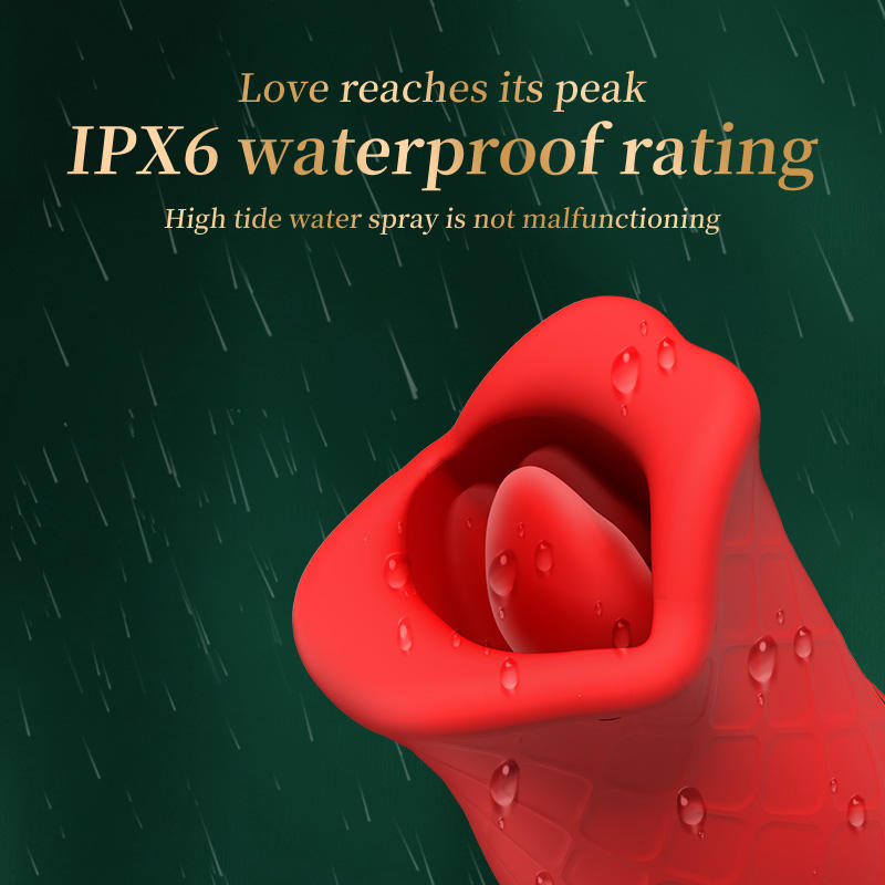 Clit Sucker Nipple Clitoral Stimulator Tongue Rose Vibrator