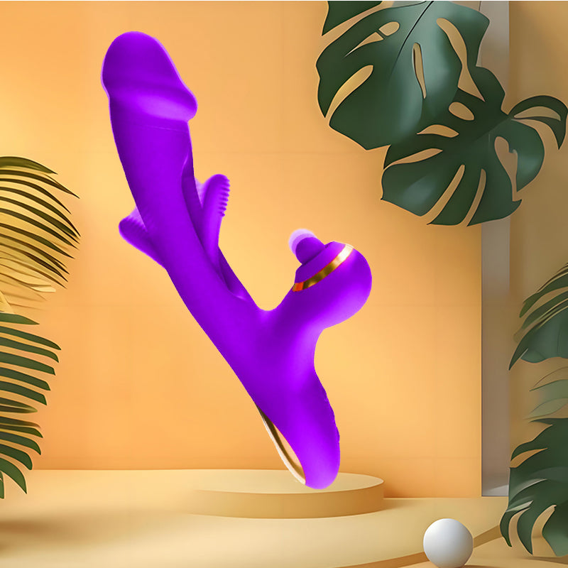 Flapping Vibrator with G Spot Vibration &Clitoral Tapping