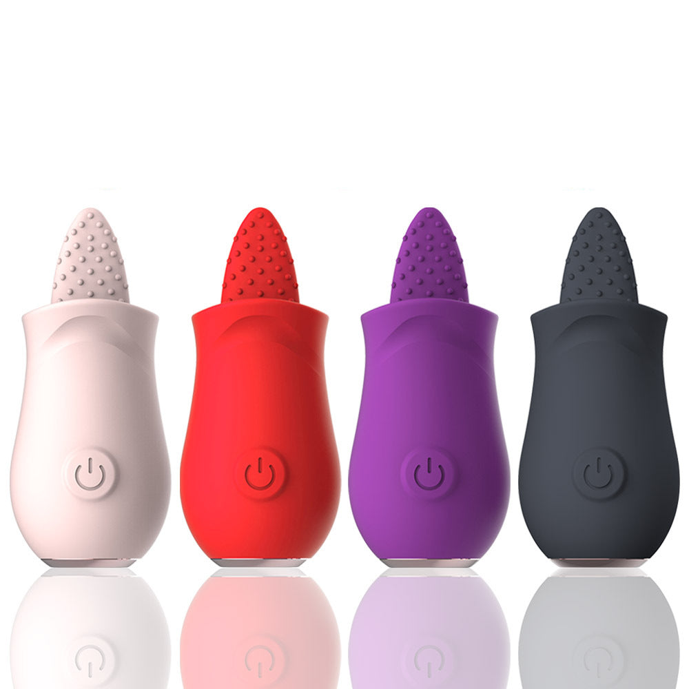 Clitoris Suction Vibrator Tongue Licking Nipple Stimulator