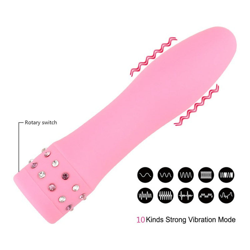 Women Sex Toys Mini Diamond Vibrator