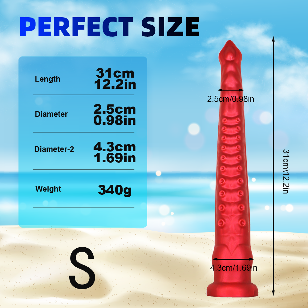 Silicone Super Extra-Large Octopus Dildo