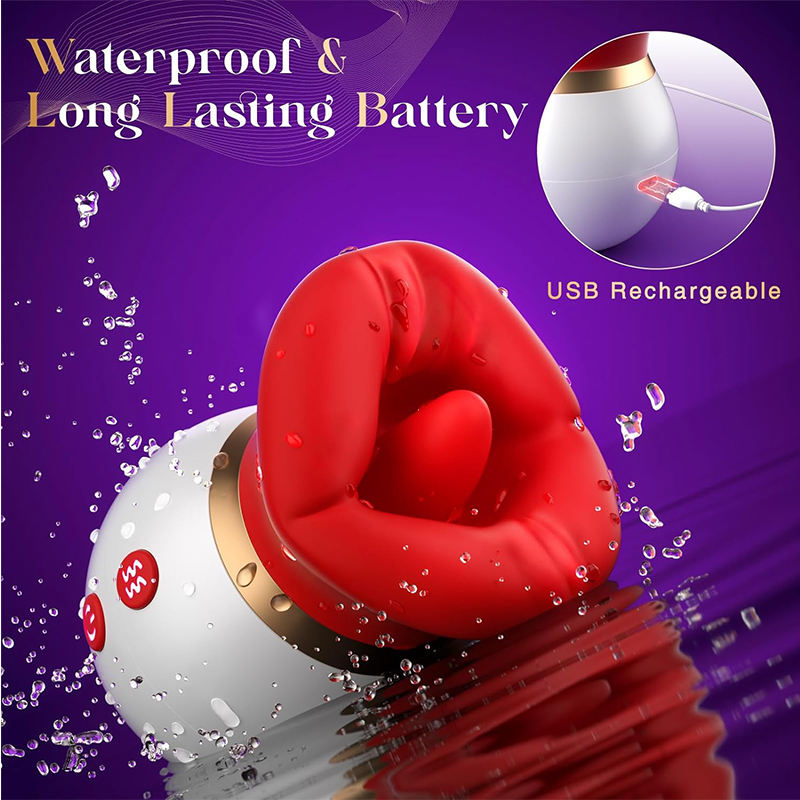 Tongue Licking and Sucking Clit Sucking Vibrator