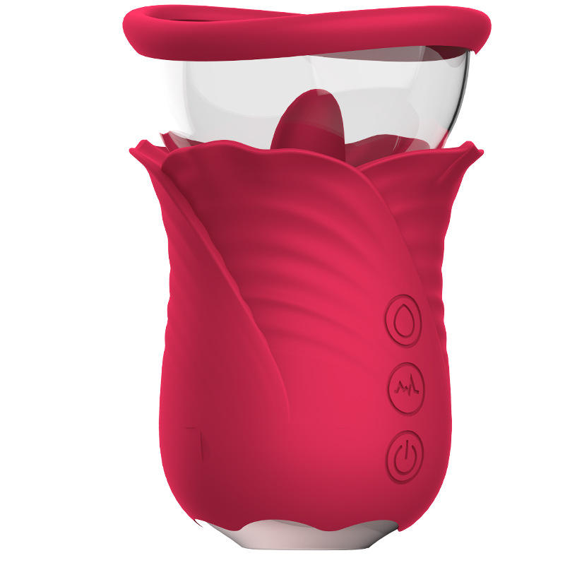 Rose Sucking Tongue Licking Jumping Eggs Masturbator Sex Toys