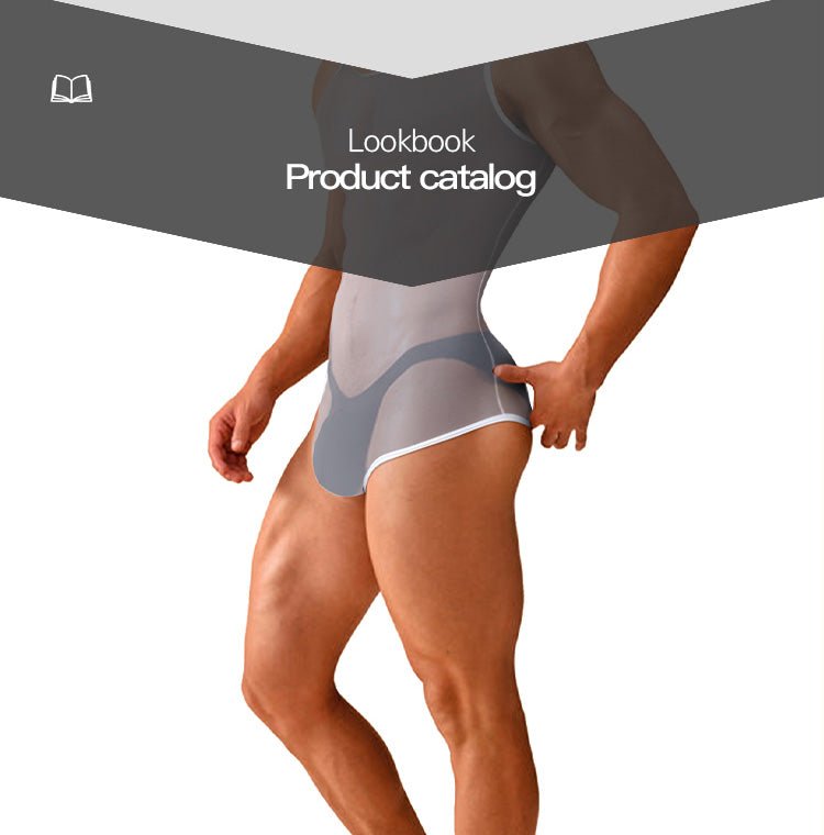 AD7431 sports breathable cycling clothes sexy men's jumpsuit - Lovetoys wholesales shop