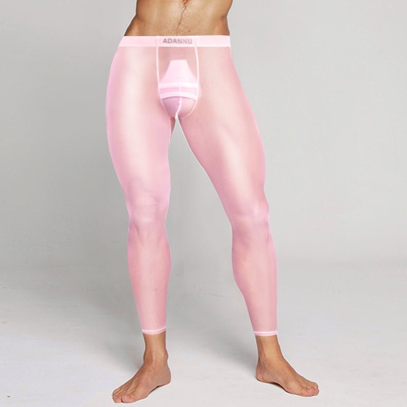 AD773 men's transparent mesh breathable long leggings - Lovetoys wholesales shop