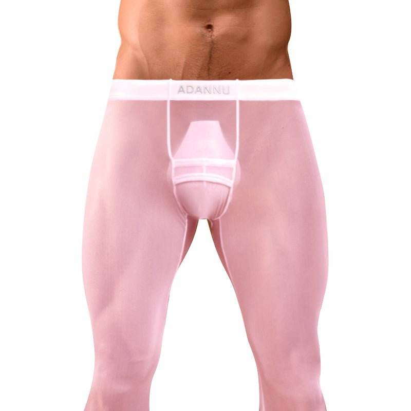 AD773 men's transparent mesh breathable long leggings - Lovetoys wholesales shop