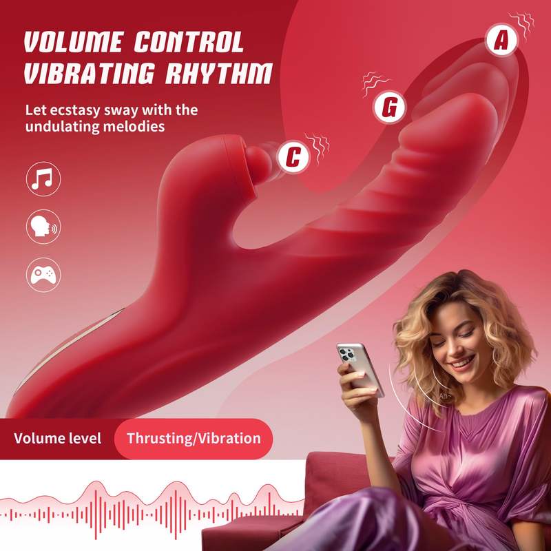Adult Female Masturbator Multifunctional Vibrator Telescopic Heating Vibration - Lovetoys wholesales shop
