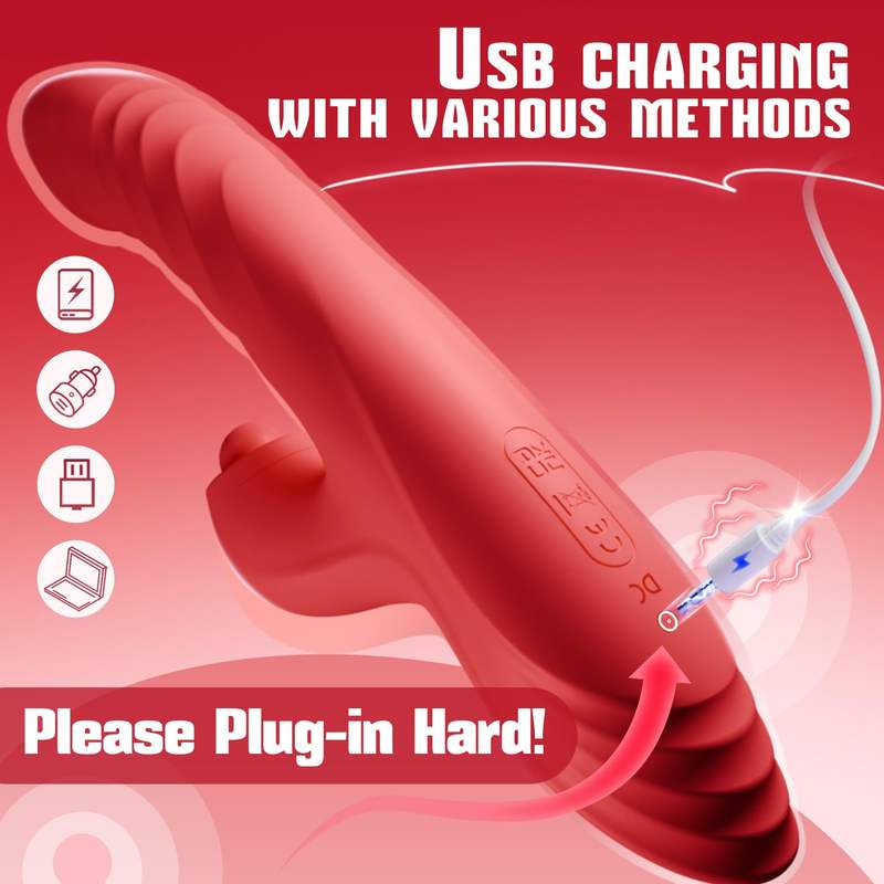 Adult Female Masturbator Multifunctional Vibrator Telescopic Heating Vibration - Lovetoys wholesales shop