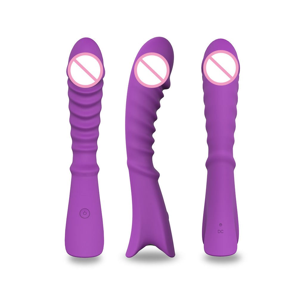 Adult Novelty Sex Toy Pink Lady Vibrator Long Thin Oral Sex Vibrator - Lovetoys wholesales shop