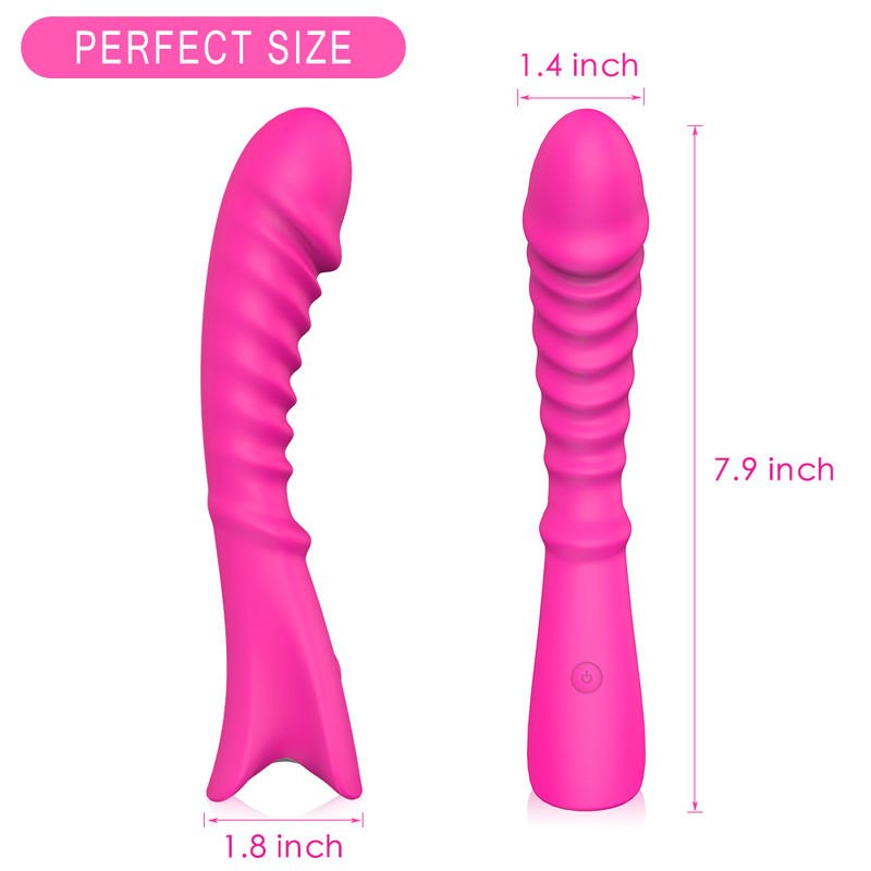 Adult Novelty Sex Toy Pink Lady Vibrator Long Thin Oral Sex Vibrator - Lovetoys wholesales shop